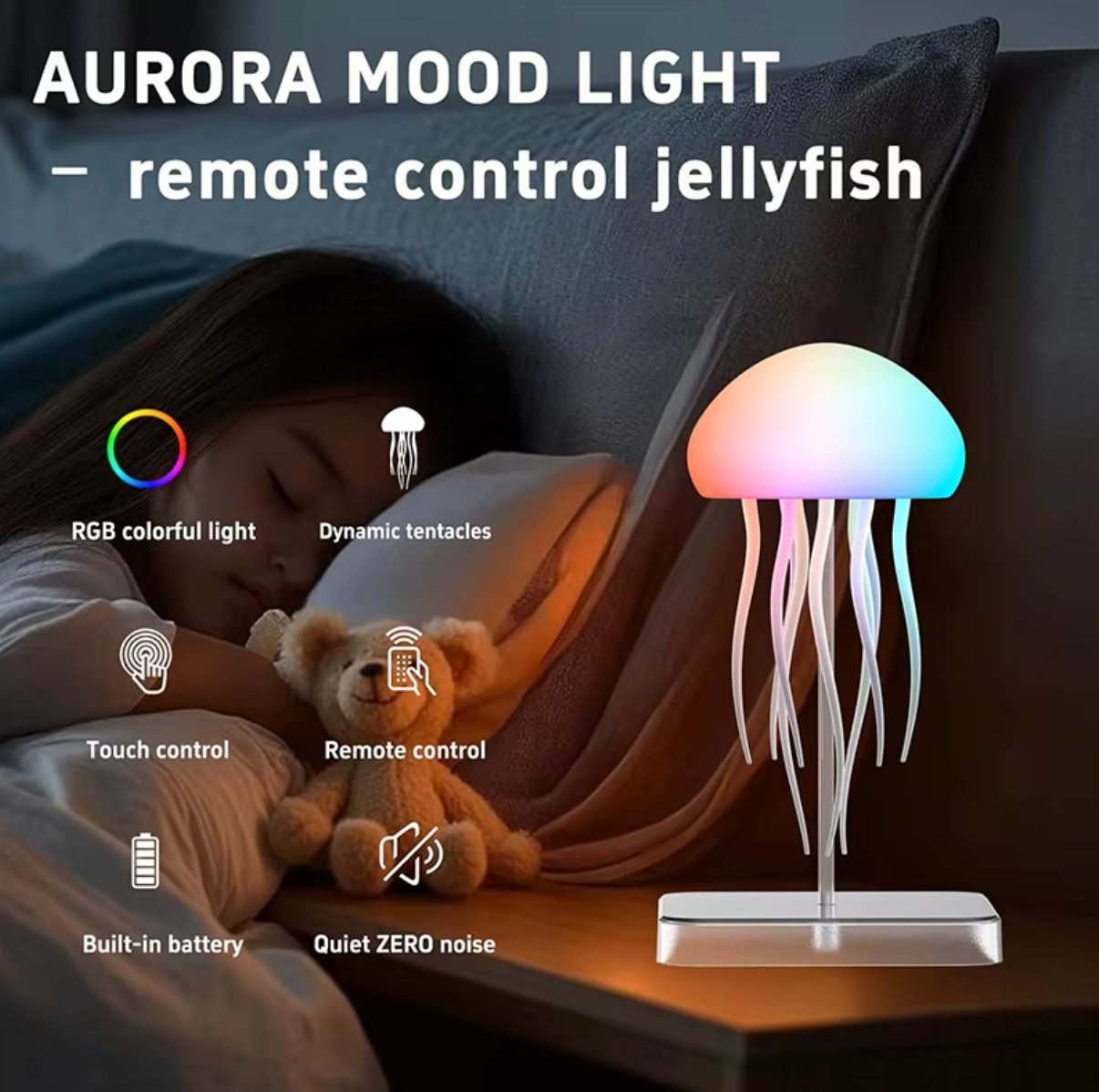 Relaxing Jellyfish Lamp